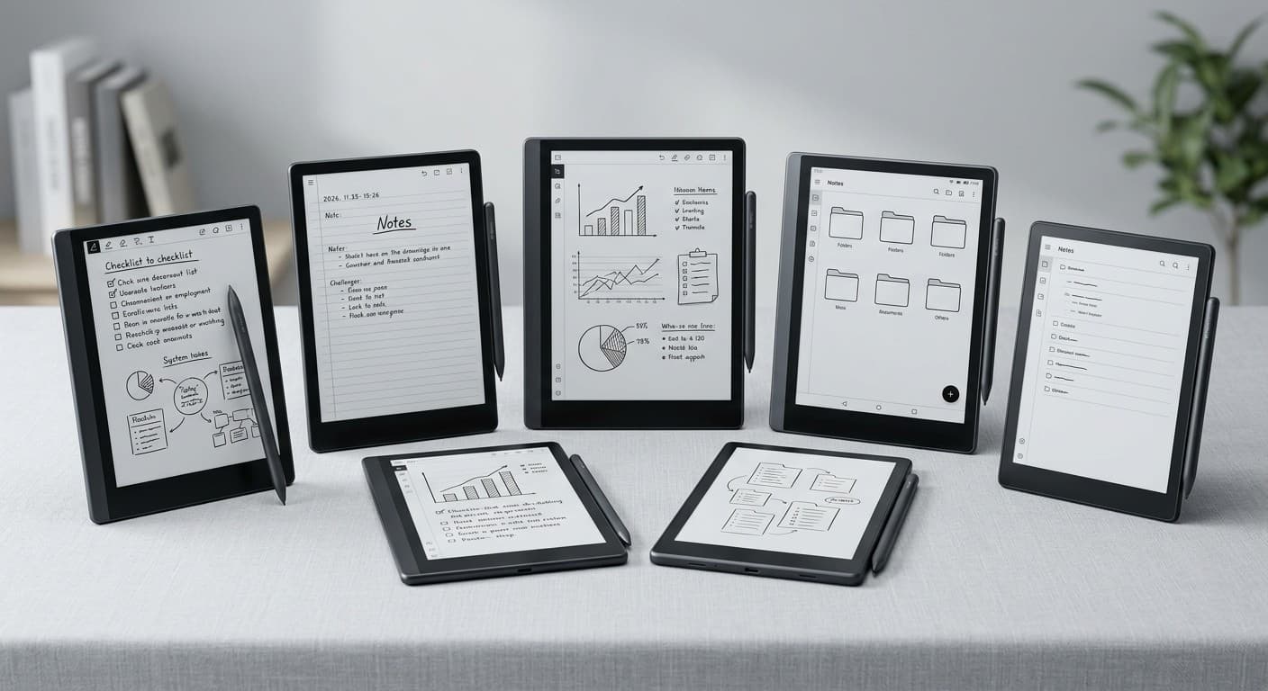 10 E Ink Note Taking Tablets Worth Buying in 2026