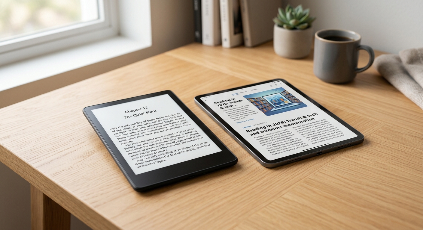 Best Kindle vs Tablet for Reading 2026: Which Is Better?